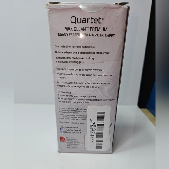Quartet Premium Max Clean Eraser with Magnetic Caddy - Picture 3 of 3